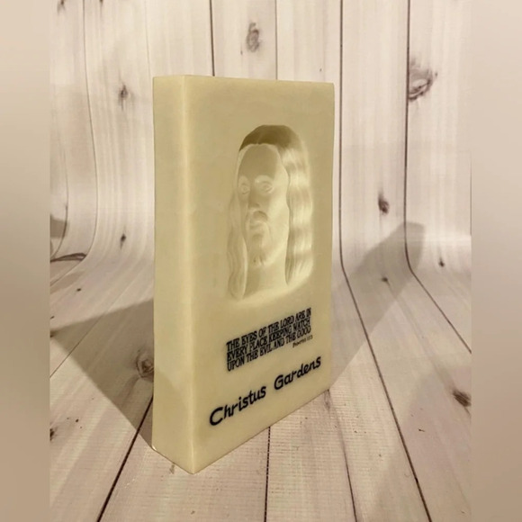 Christus Gardens Jesus Always Watching Plaque Proverbs 15:3 - Picture 2 of 5